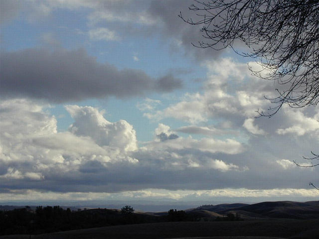 Clouds on the horizon