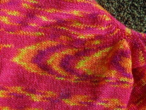 Orange Polo Top, flash detail