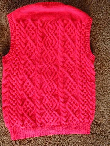 Jeff's Red Vest, back