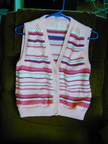 The Peppermint Striped Vest