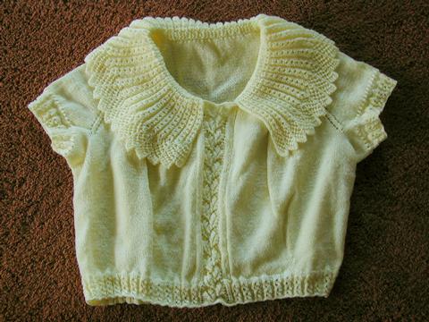 Yellow Lace Sweater